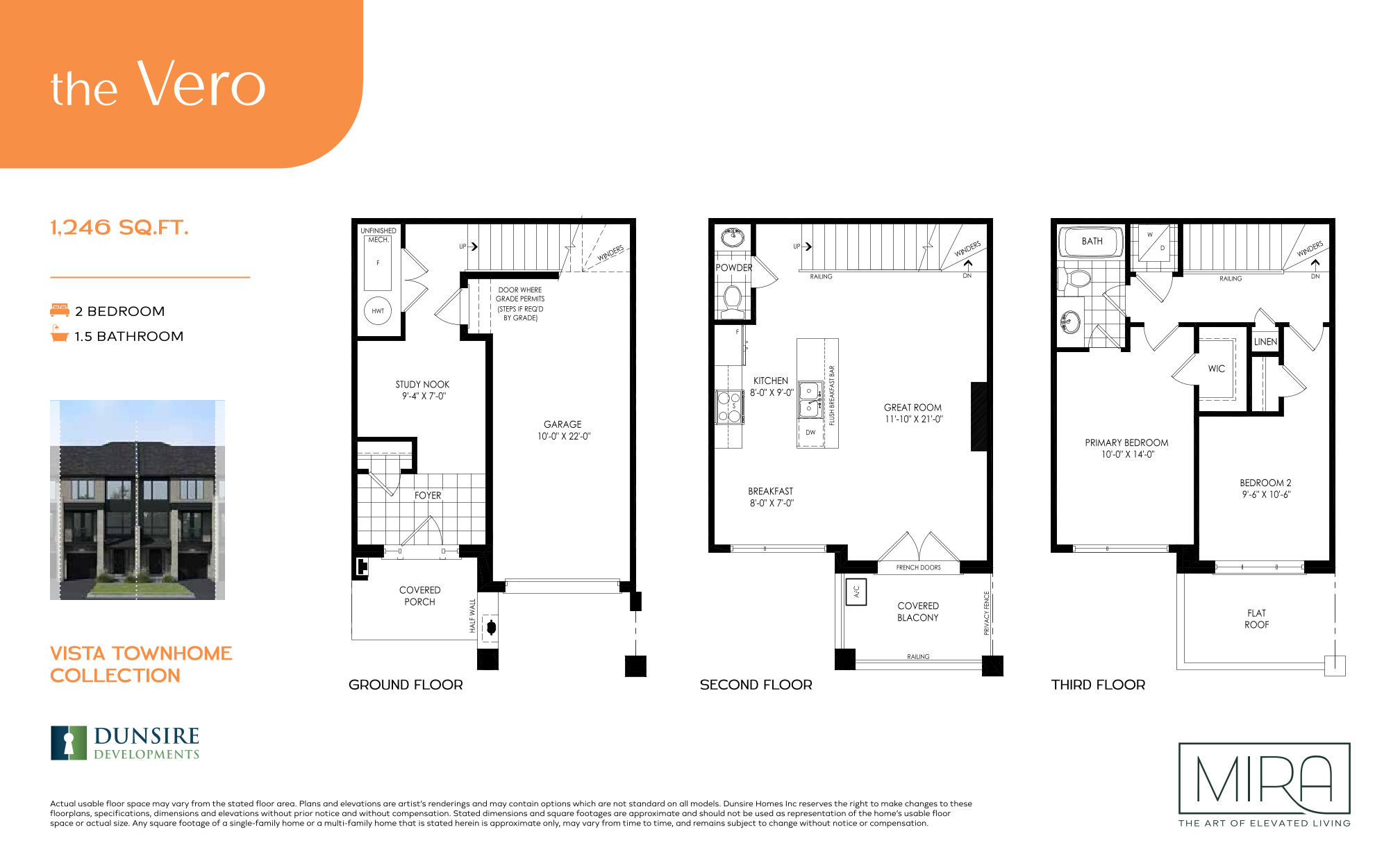 Vero 2-Bed Floor Plan