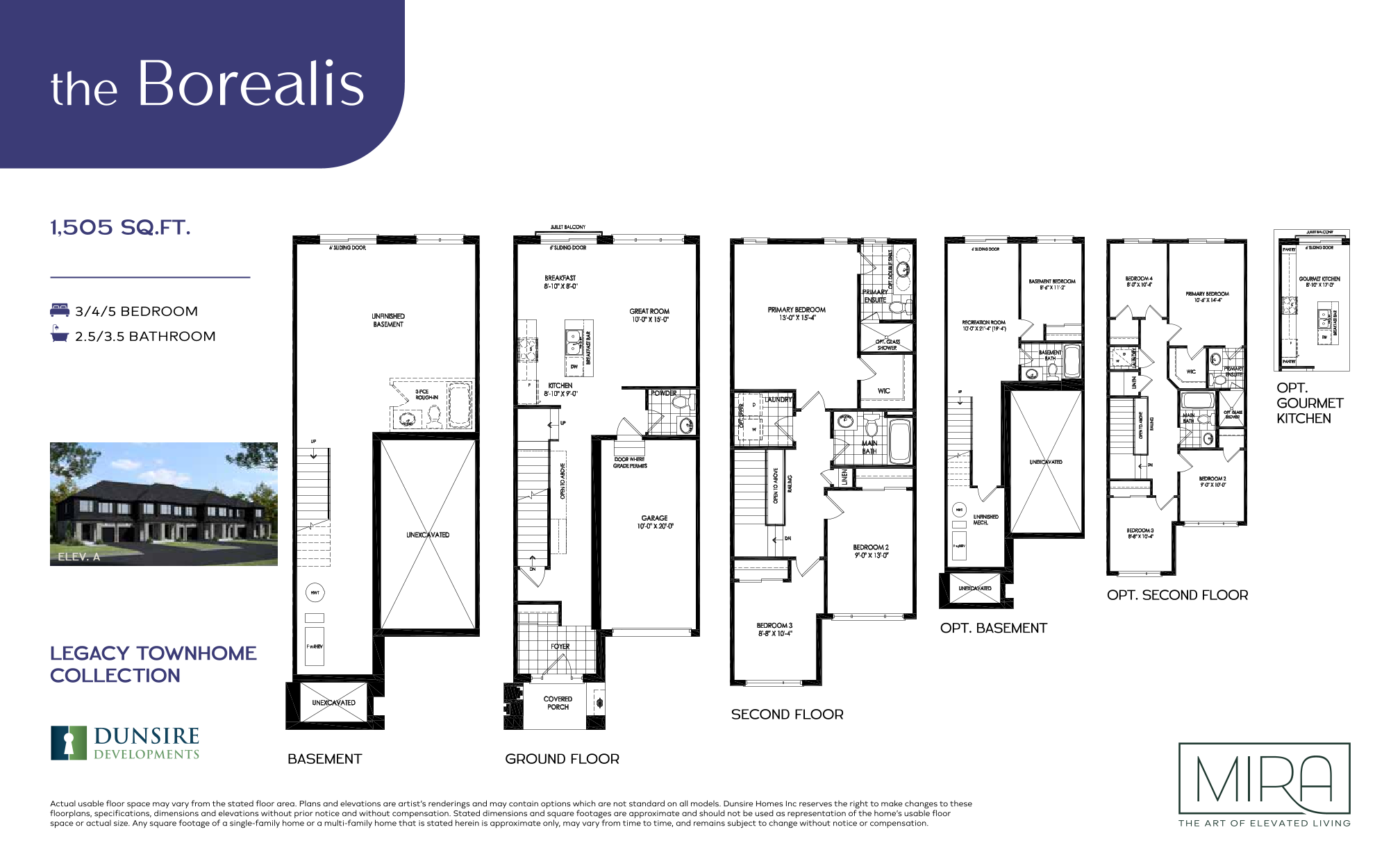 Borealis 3-Bed Floor Plan