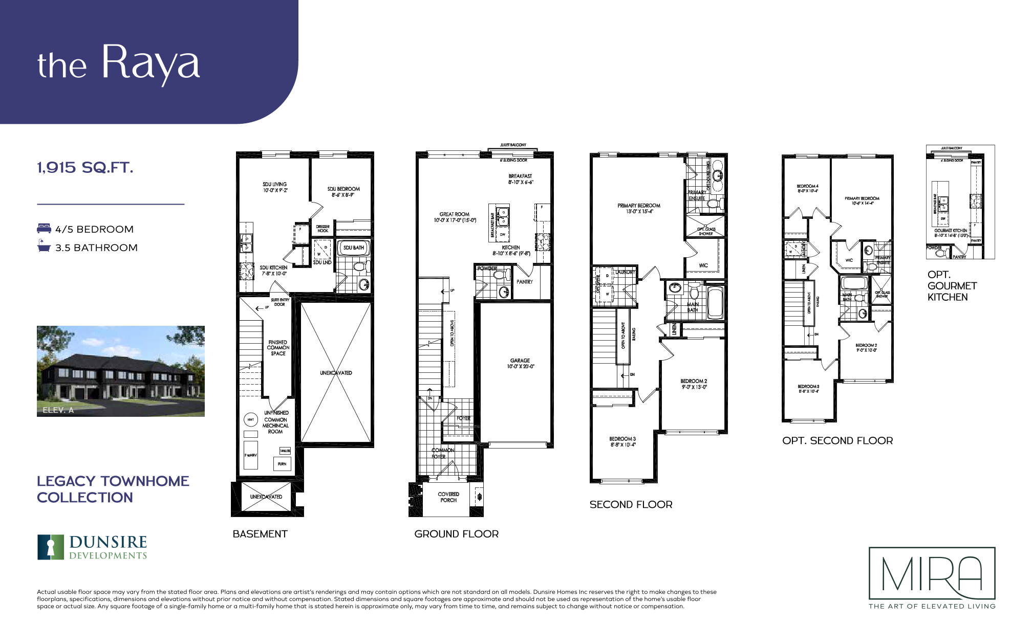 Raya 4-Bed Floor Plan