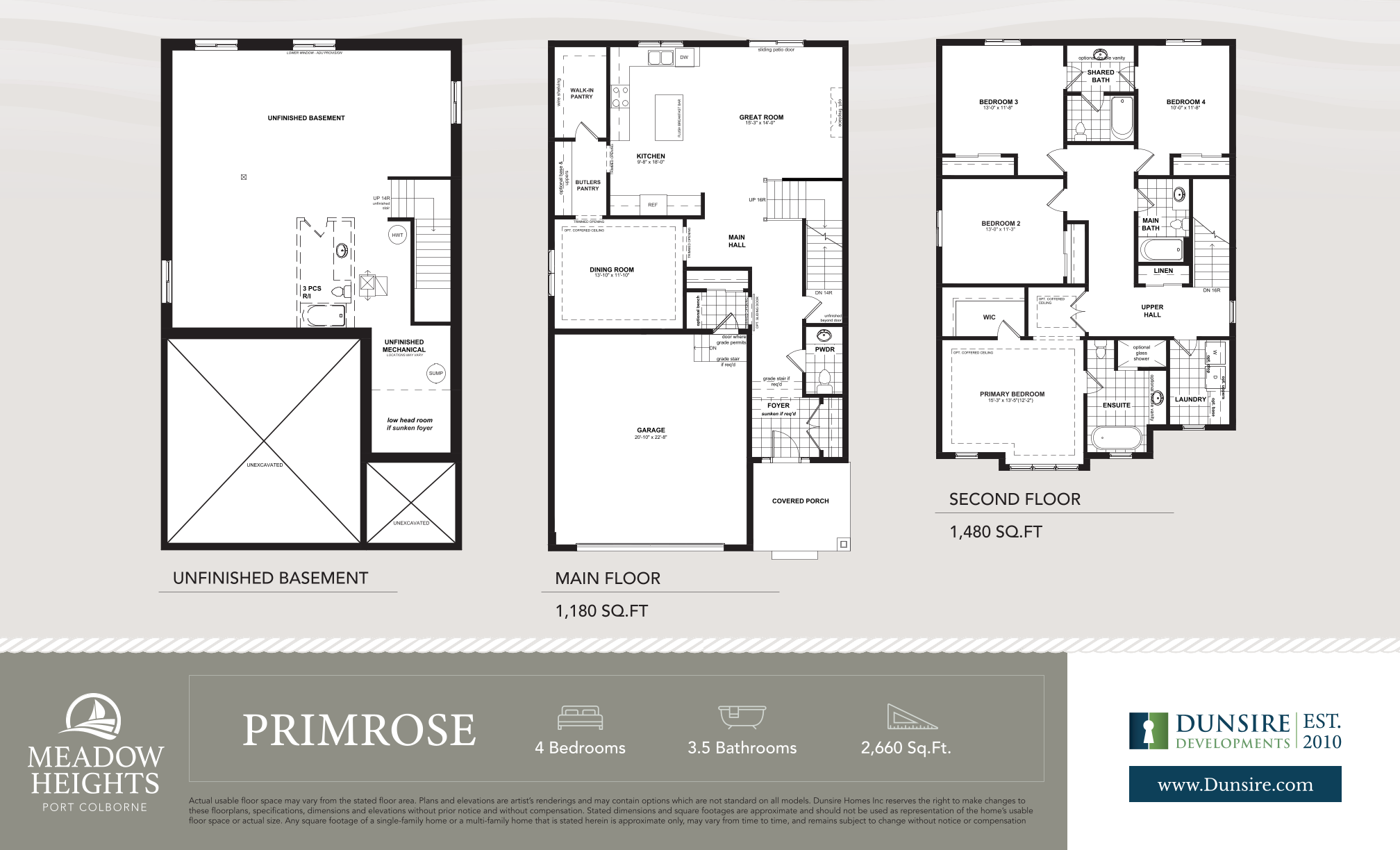 Primrose floor plan