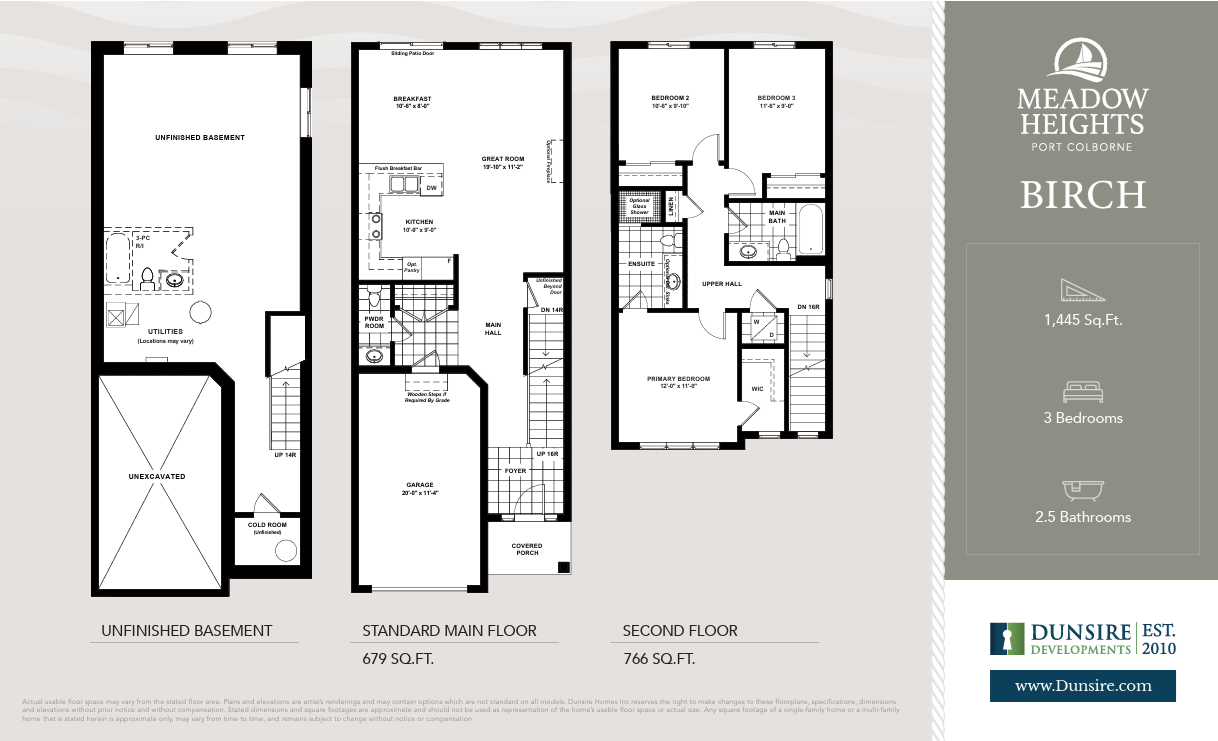 Birch floor plan